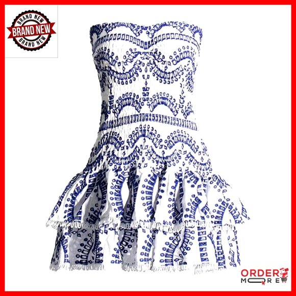 Strapless Mini Dress High Waist A-Line Polyester Vintage Y2K Going Out